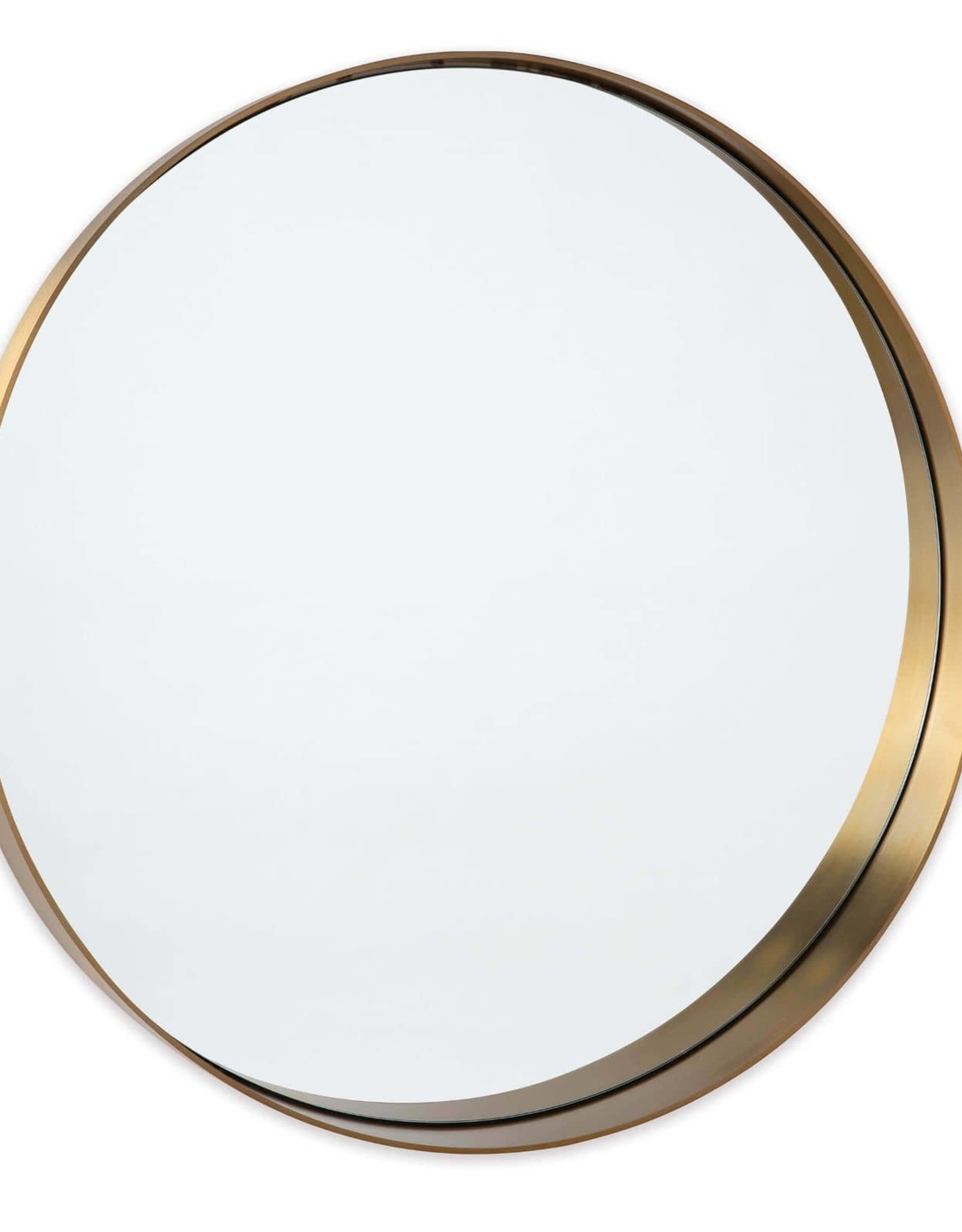 Regina Andrew Design Gunner Mirror Round (Natural Brass)