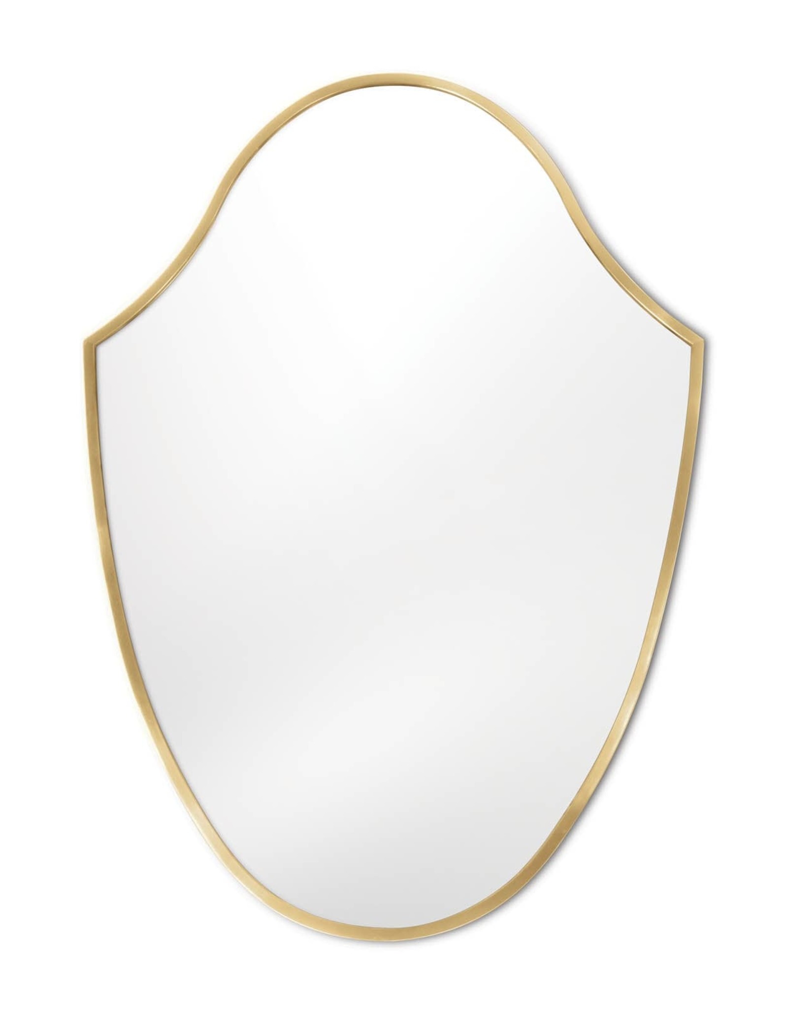 Regina Andrew Design Crest Mirror (Natural Brass)