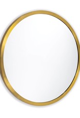 Regina Andrew Design Doris Round Mirror (Natural Brass)