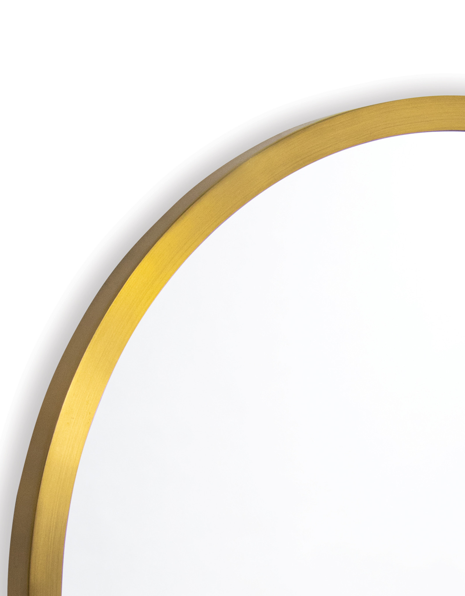 Regina Andrew Design Doris Round Mirror (Natural Brass)