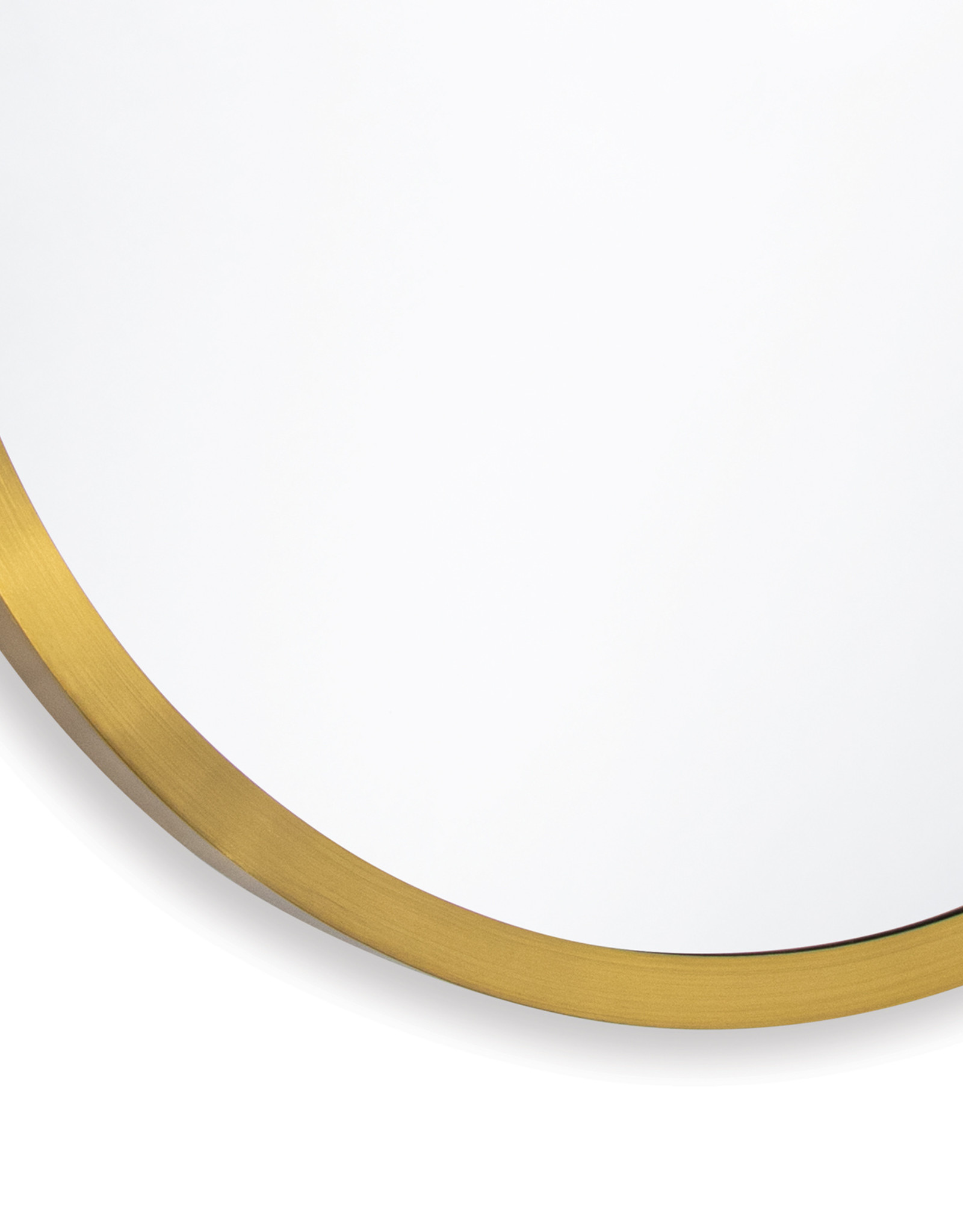 Regina Andrew Design Doris Round Mirror (Natural Brass)