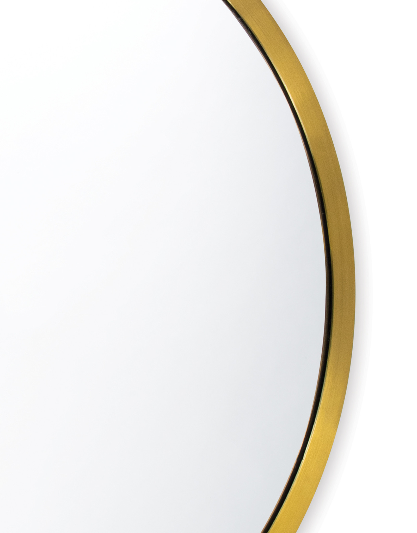 Regina Andrew Design Doris Round Mirror (Natural Brass)