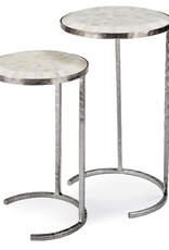 Regina Andrew Design Bone Veneer Nesting Tables