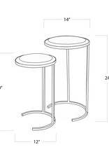 Regina Andrew Design Bone Veneer Nesting Tables