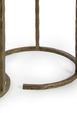 Regina Andrew Design Bone Veneer Nesting Table (Brass)