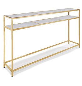 Regina Andrew Design Echelon Console Table (Natural Brass)