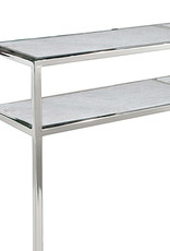 Regina Andrew Design Echelon Console Table (Polished Nickel)