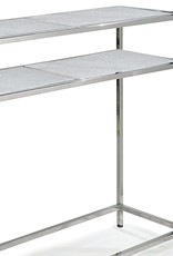 Regina Andrew Design Echelon Console Table (Polished Nickel)