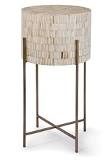 Regina Andrew Design Bone Drum Table (Antique Brass)