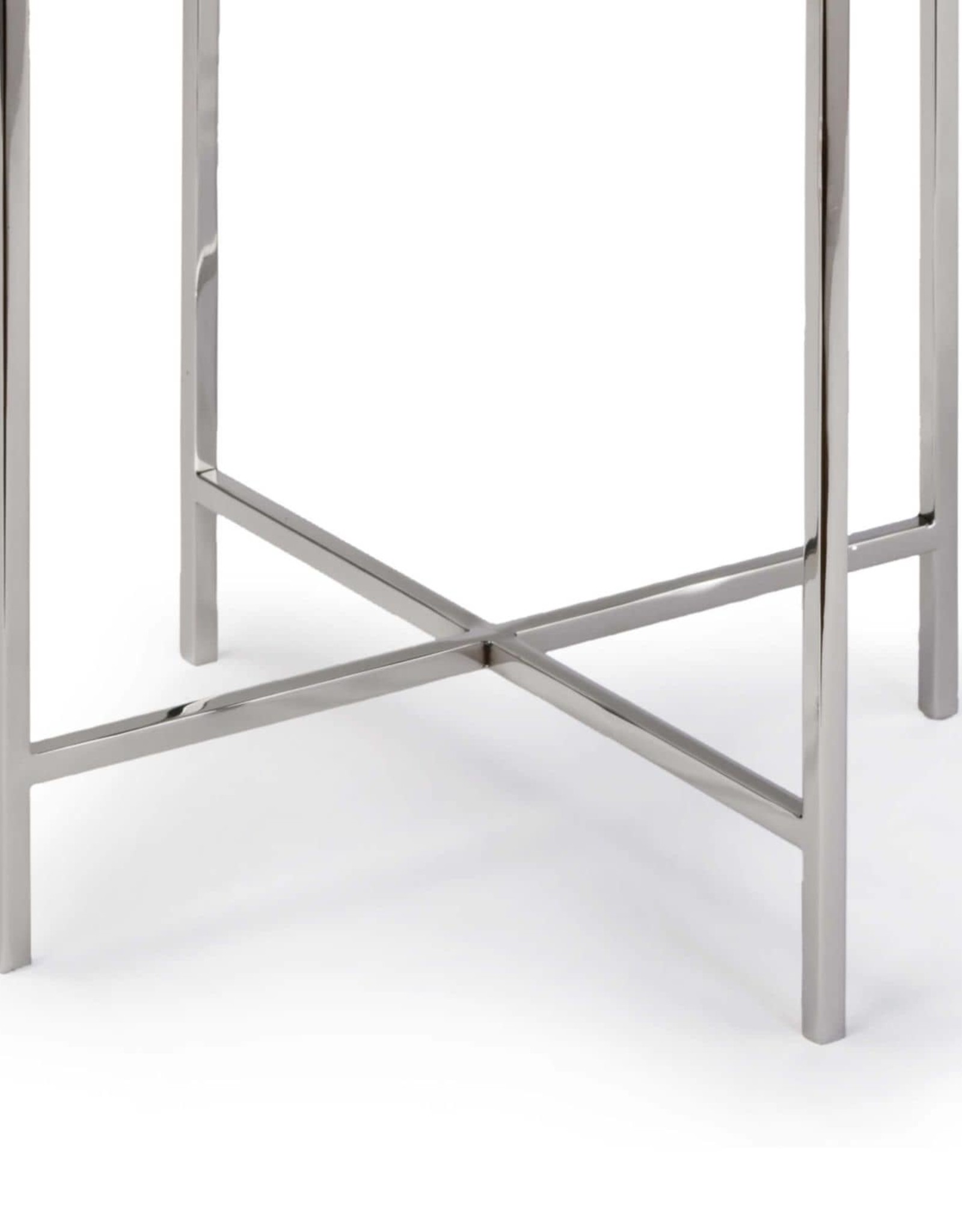 Regina Andrew Design Bone Drum Table (Polished Nickel)