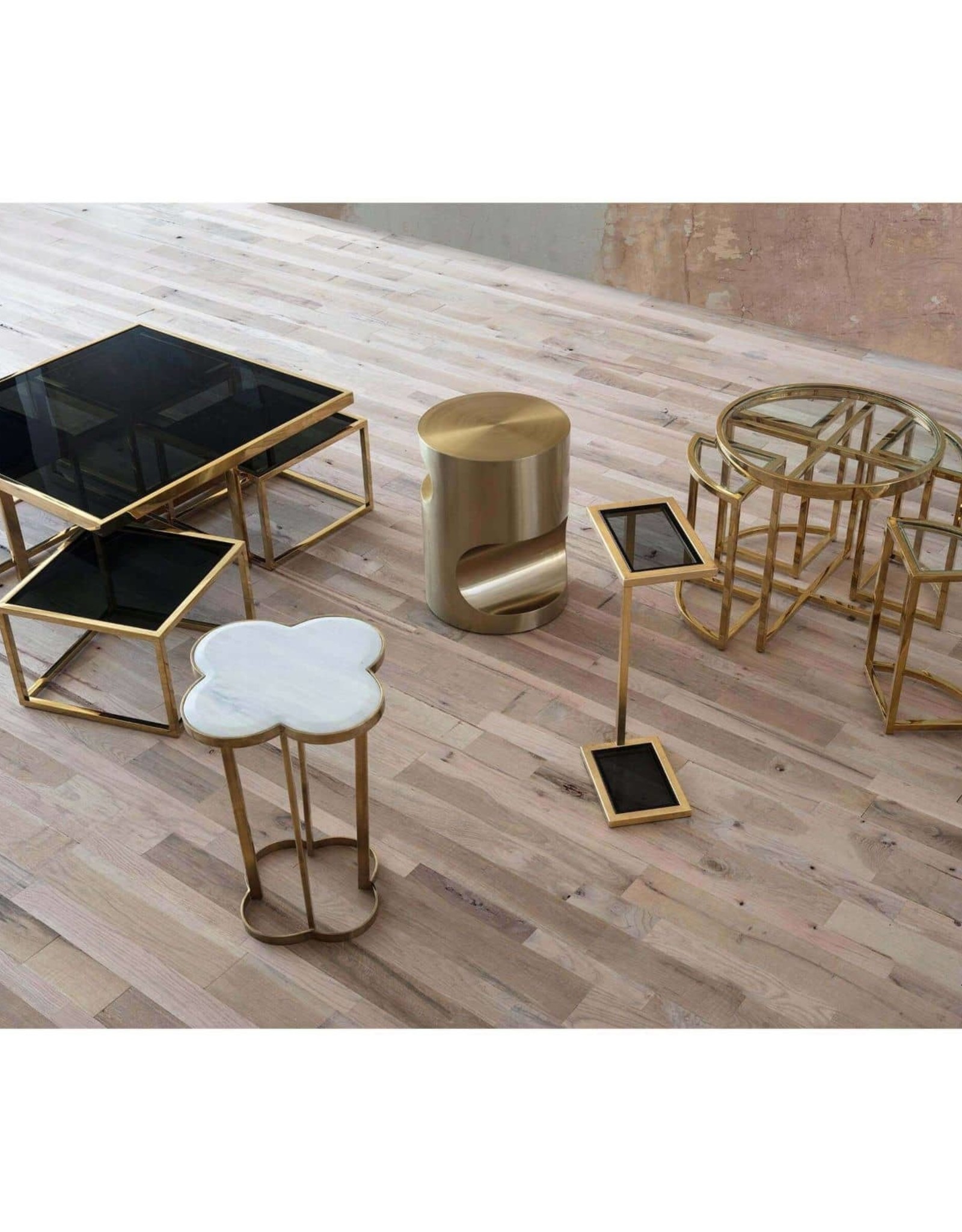 Regina Andrew Design Nathan Side Table (Brass)