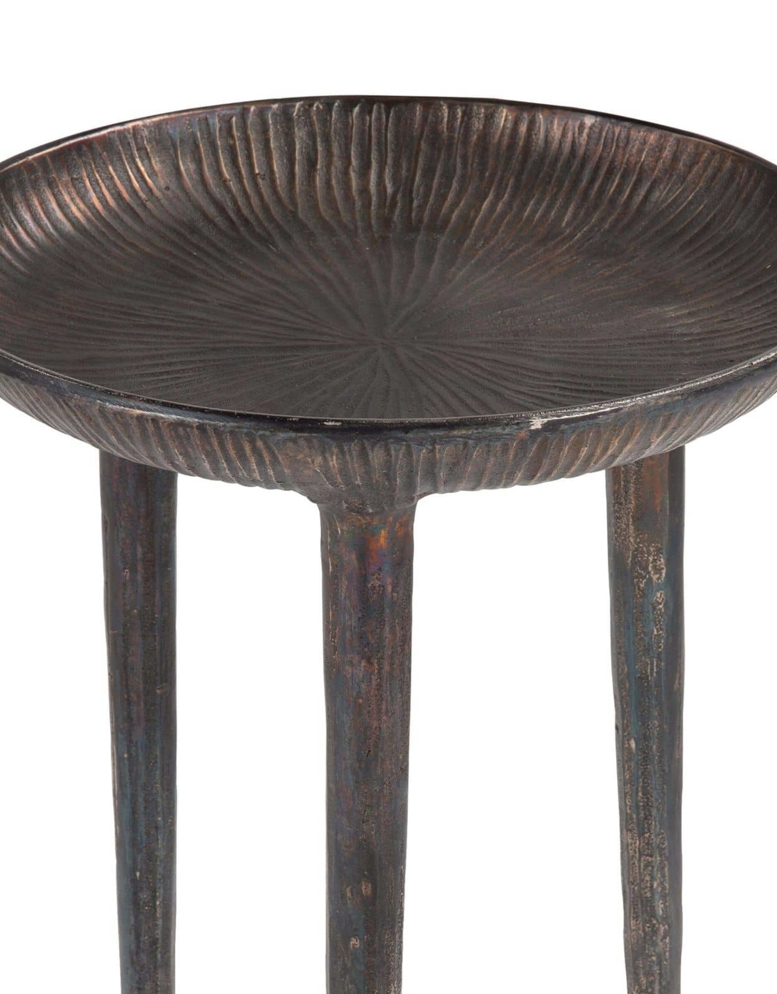 Regina Andrew Design Cruz Table (Blackened Zinc)