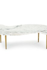 Regina Andrew Design Jagger Marble Cocktail Table (White)