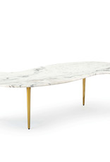 Regina Andrew Design Jagger Marble Cocktail Table (White)