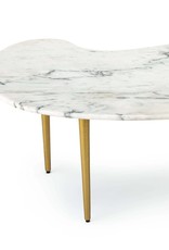 Regina Andrew Design Jagger Marble Cocktail Table (White)