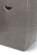 Regina Andrew Design Presley Ceramic Garden Stool (Charcoal Grey)