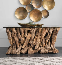 Uttermost Teak Root Console Table