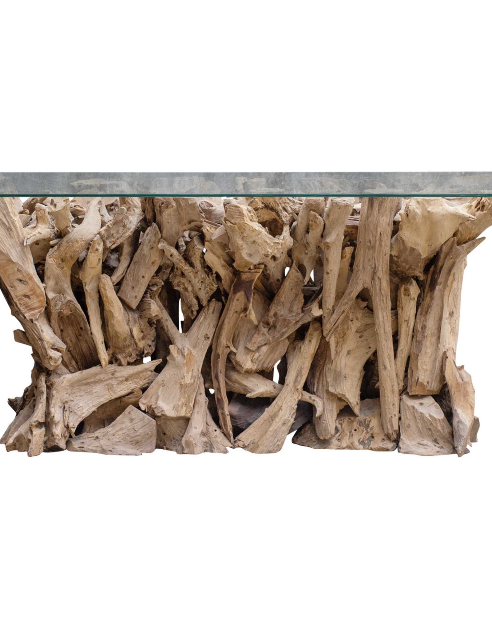 Uttermost Teak Root Console Table