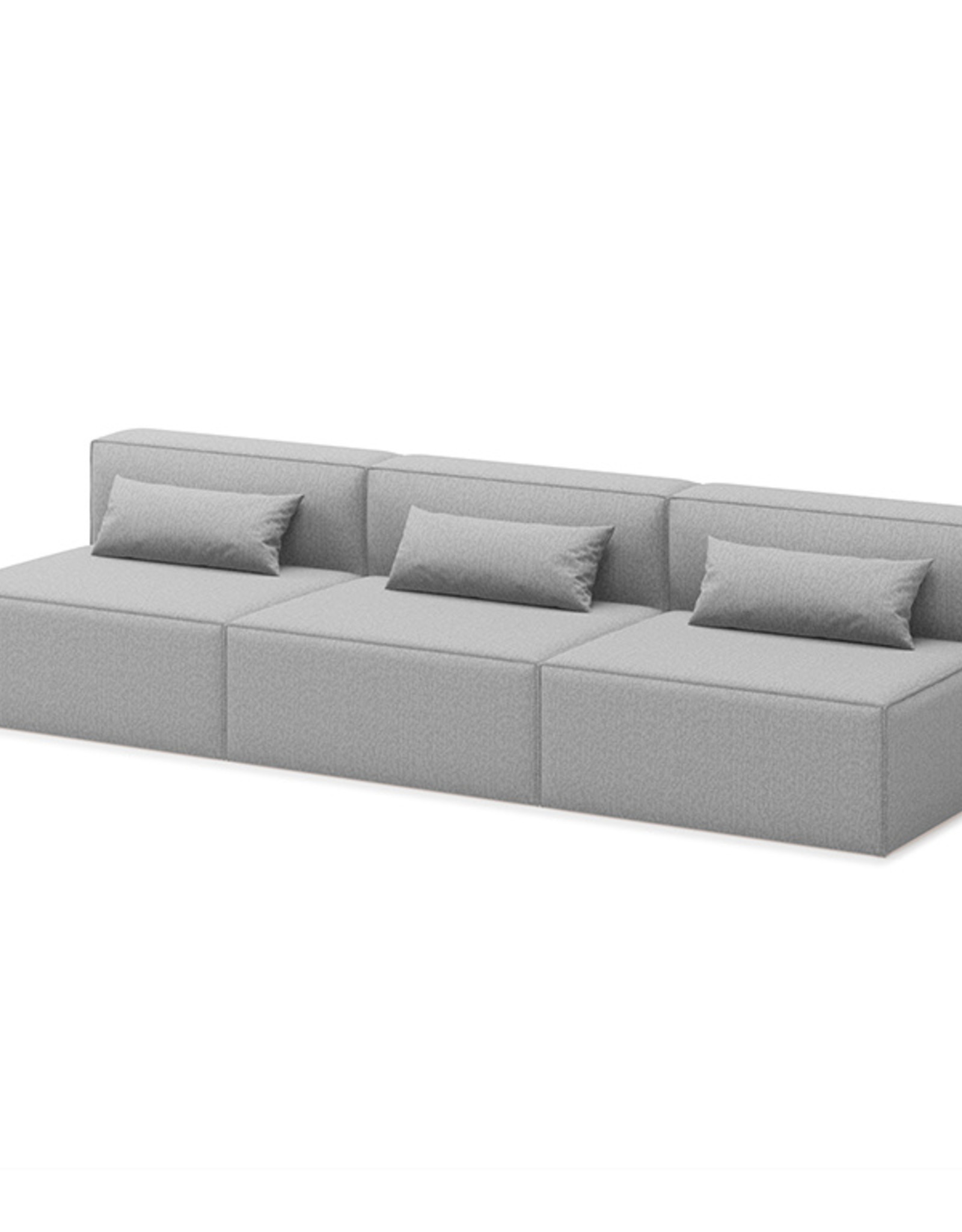 Gus* Modern Mix Modular 3-PC Armless Sofa