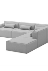 Gus* Modern Mix Modular 5-PC Sectional, Right-facing