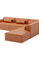 Gus* Modern Mix Modular 5-PC Sectional, Right-facing