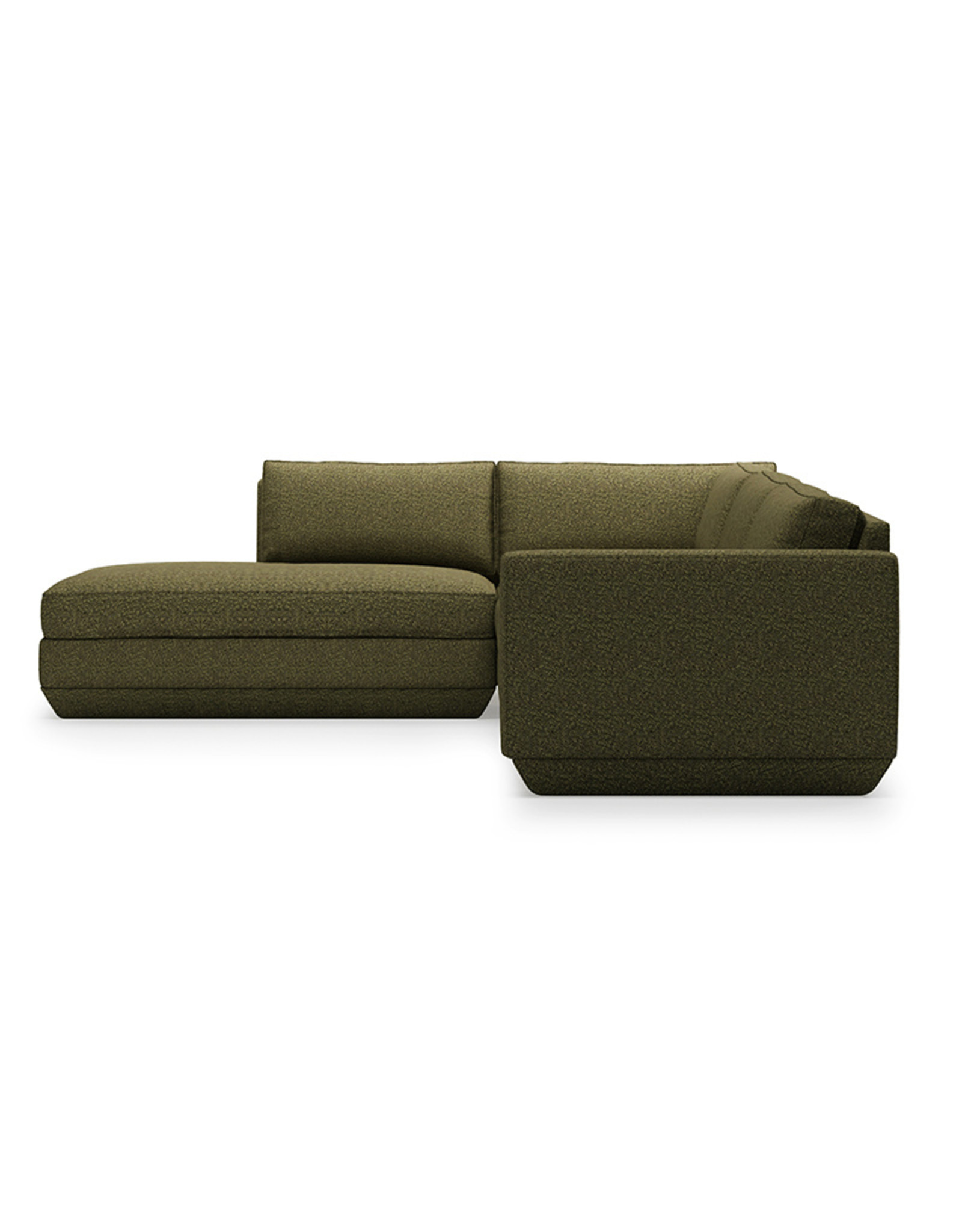Gus* Modern Podium 4-PC Lounge Sectional A, Left-facing