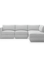 Gus* Modern Podium 4-PC Lounge Sectional A, Right-facing