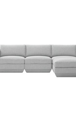 Gus* Modern Podium 4-PC Sectional, Right-facing