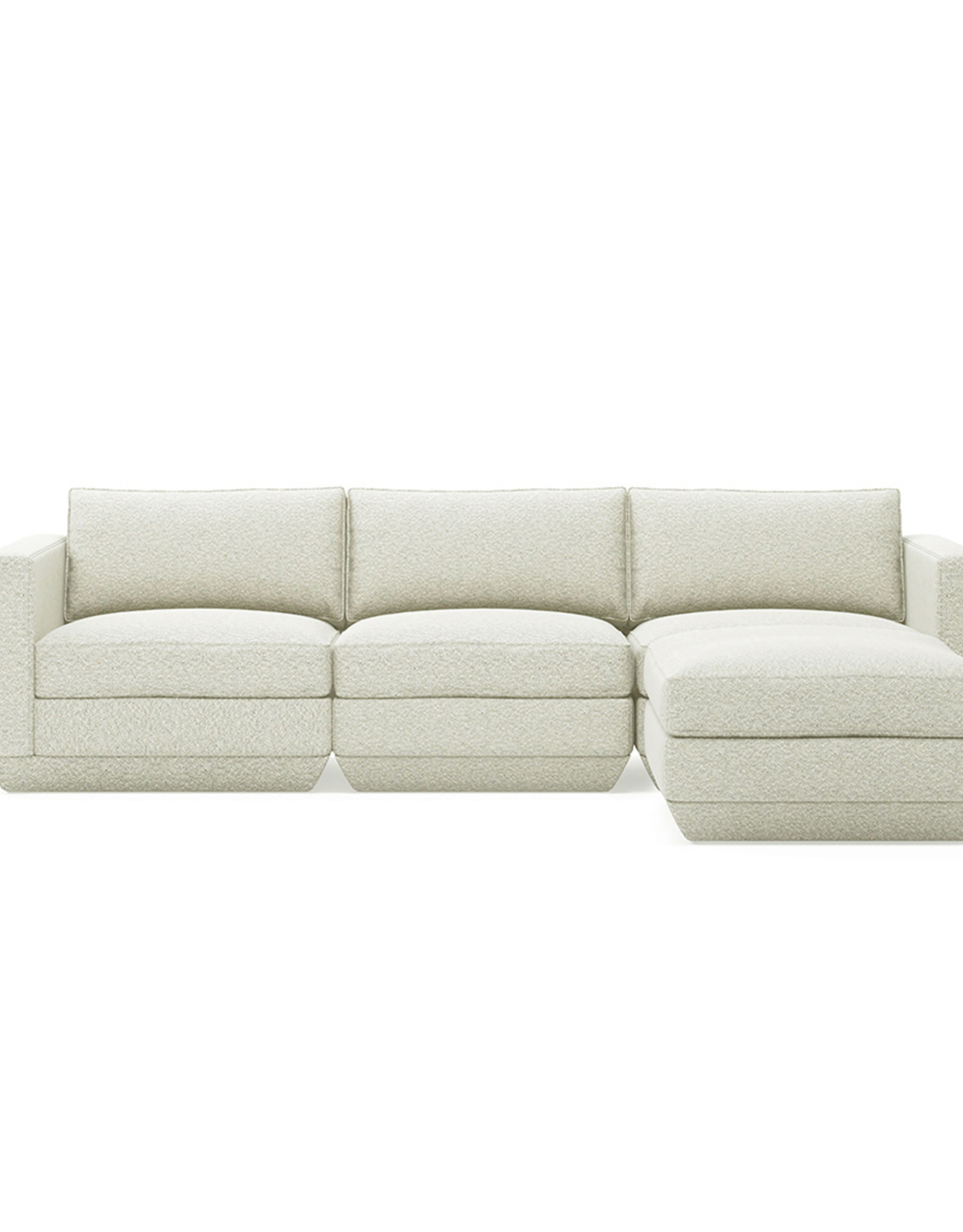 Gus* Modern Podium 4-PC Sectional, Right-facing