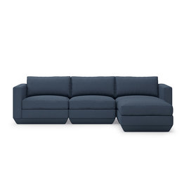 Gus* Modern Podium 4-PC Sectional, Right-facing