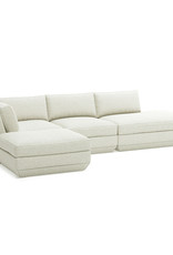 Gus* Modern Podium 4-PC Lounge Sectional B, Left-facing