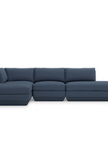 Gus* Modern Podium 4-PC Lounge Sectional B, Left-facing