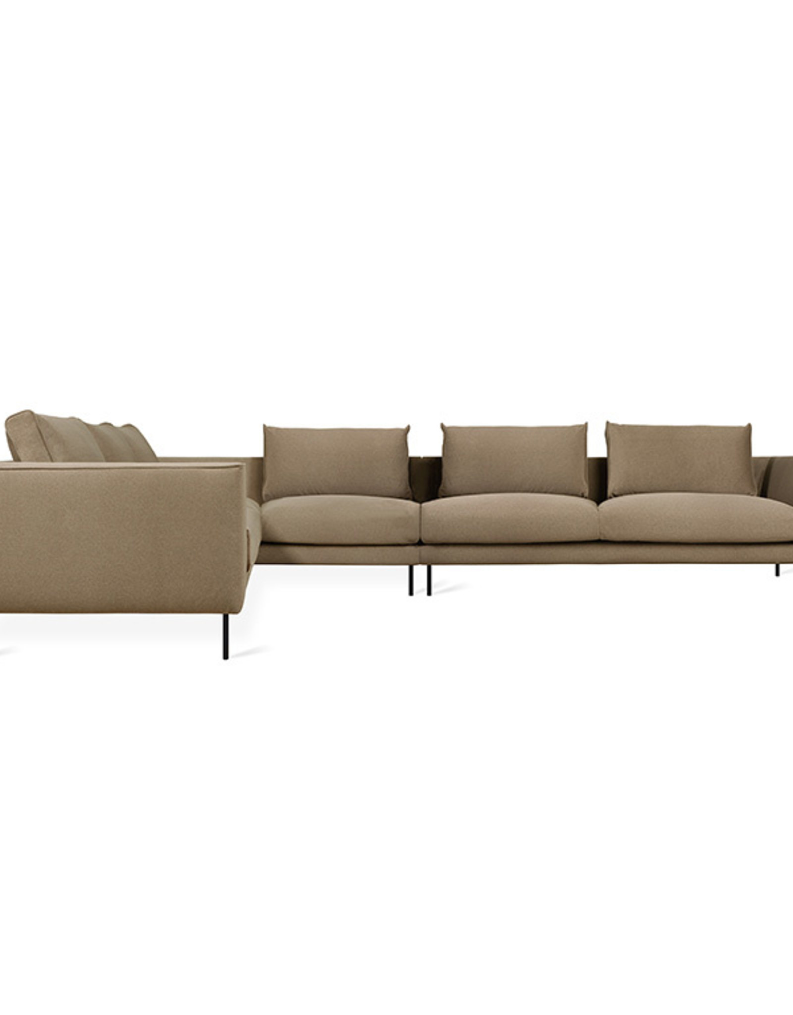 Gus* Modern Renfrew XL Sectional, Left-facing