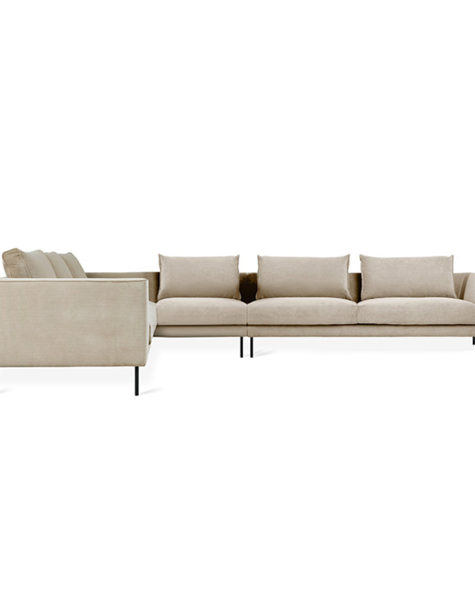 Gus* Modern Renfrew XL Sectional, Left-facing