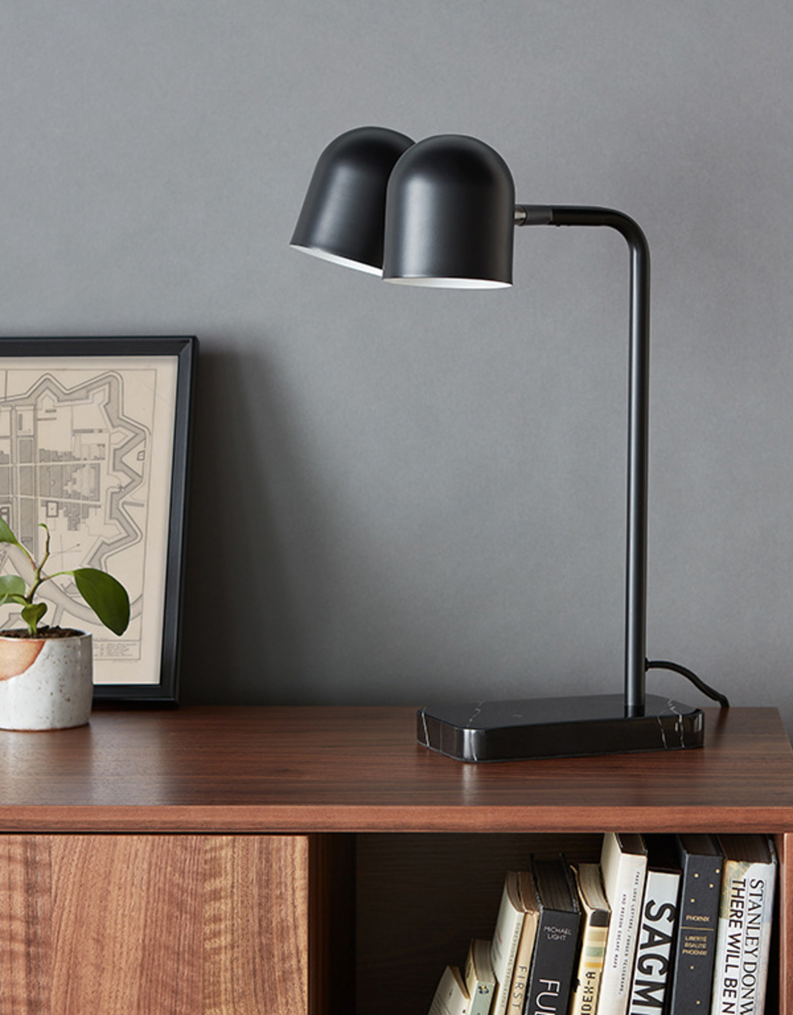 Gus* Modern Tandem Table Lamp