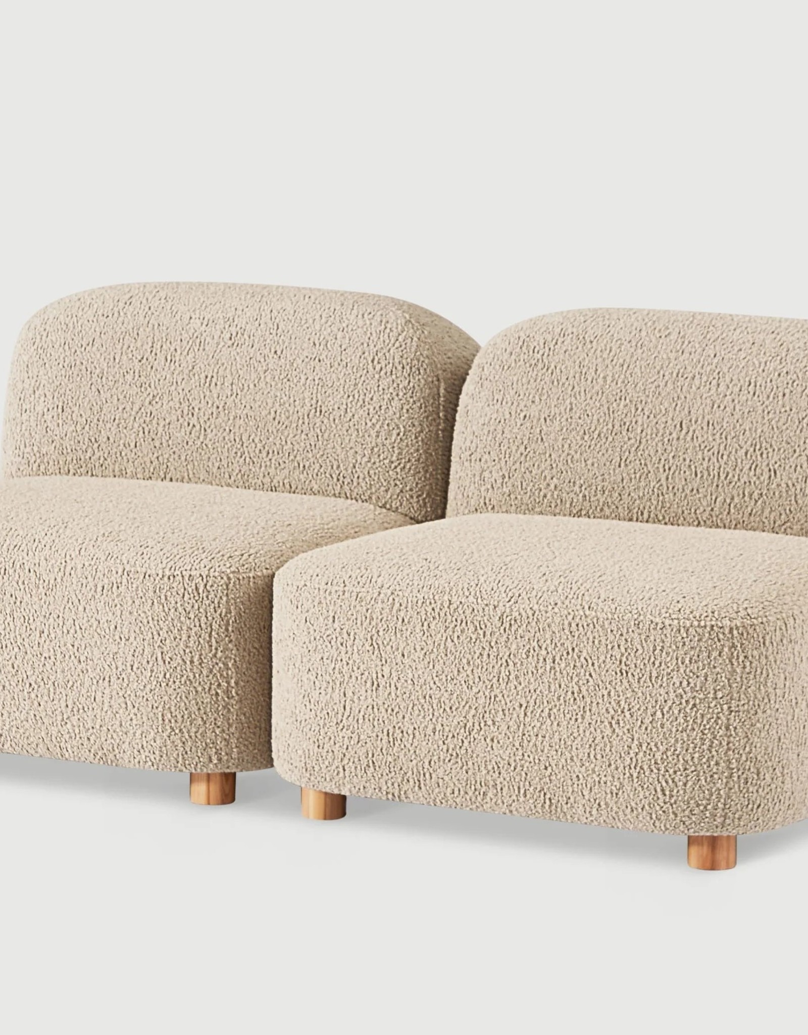 Gus* Modern Circuit Modular 2-Pc Armless Sofa