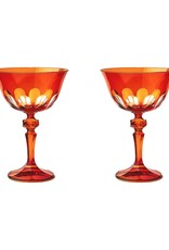 Sir | Madam Rialto Glass Coupe Set of 2, Lolita