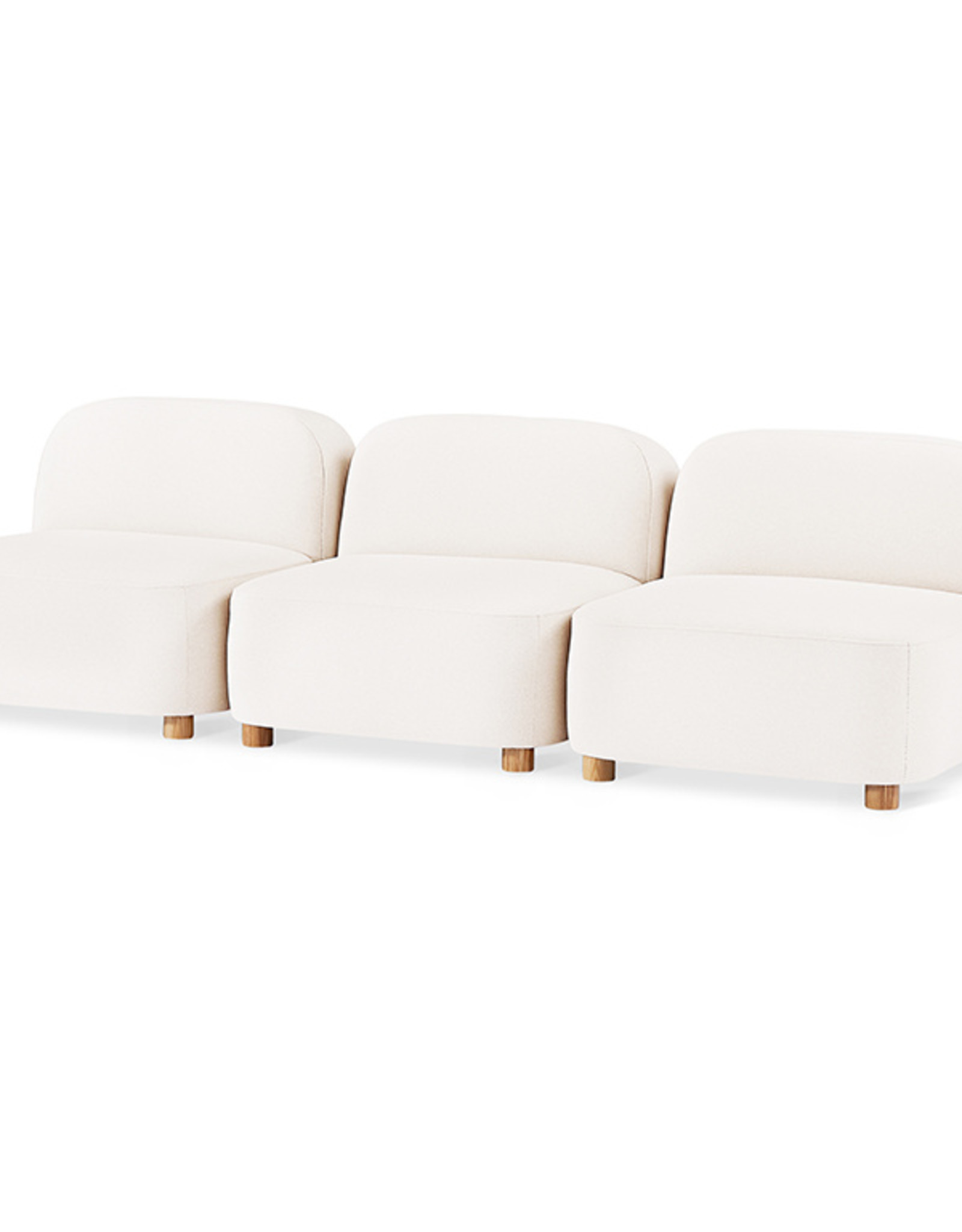 Gus* Modern Circuit 3-Pc Armless Sofa