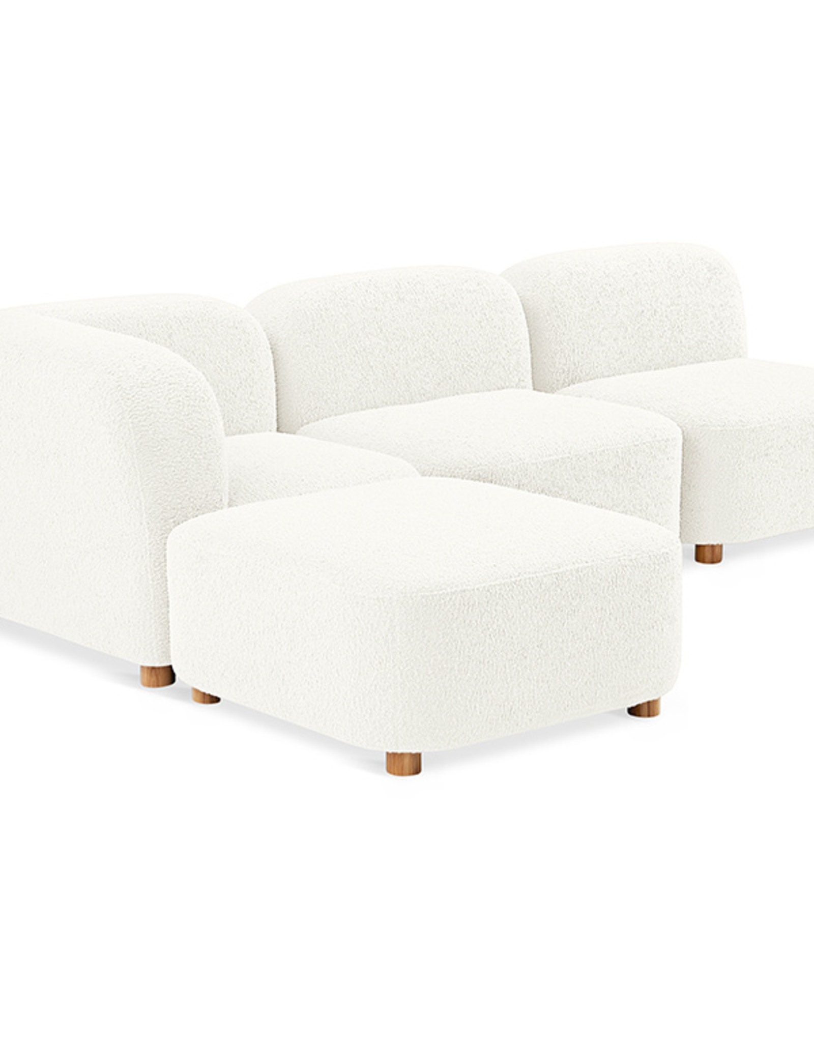 Gus* Modern Circuit Modular 4-Pc Sectional