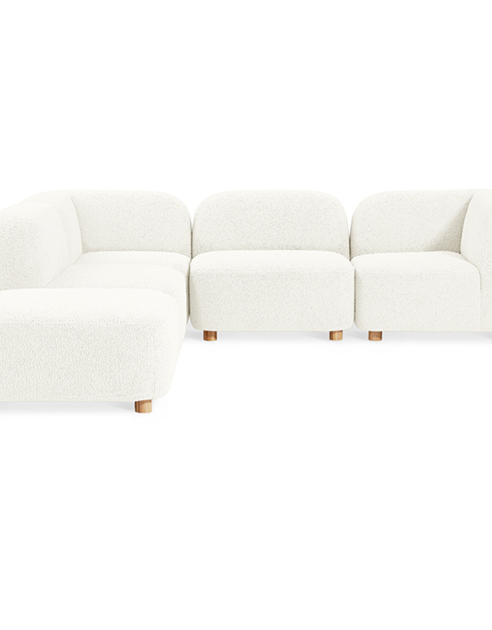 Gus* Modern Circuit Modular 5-Pc Sectional