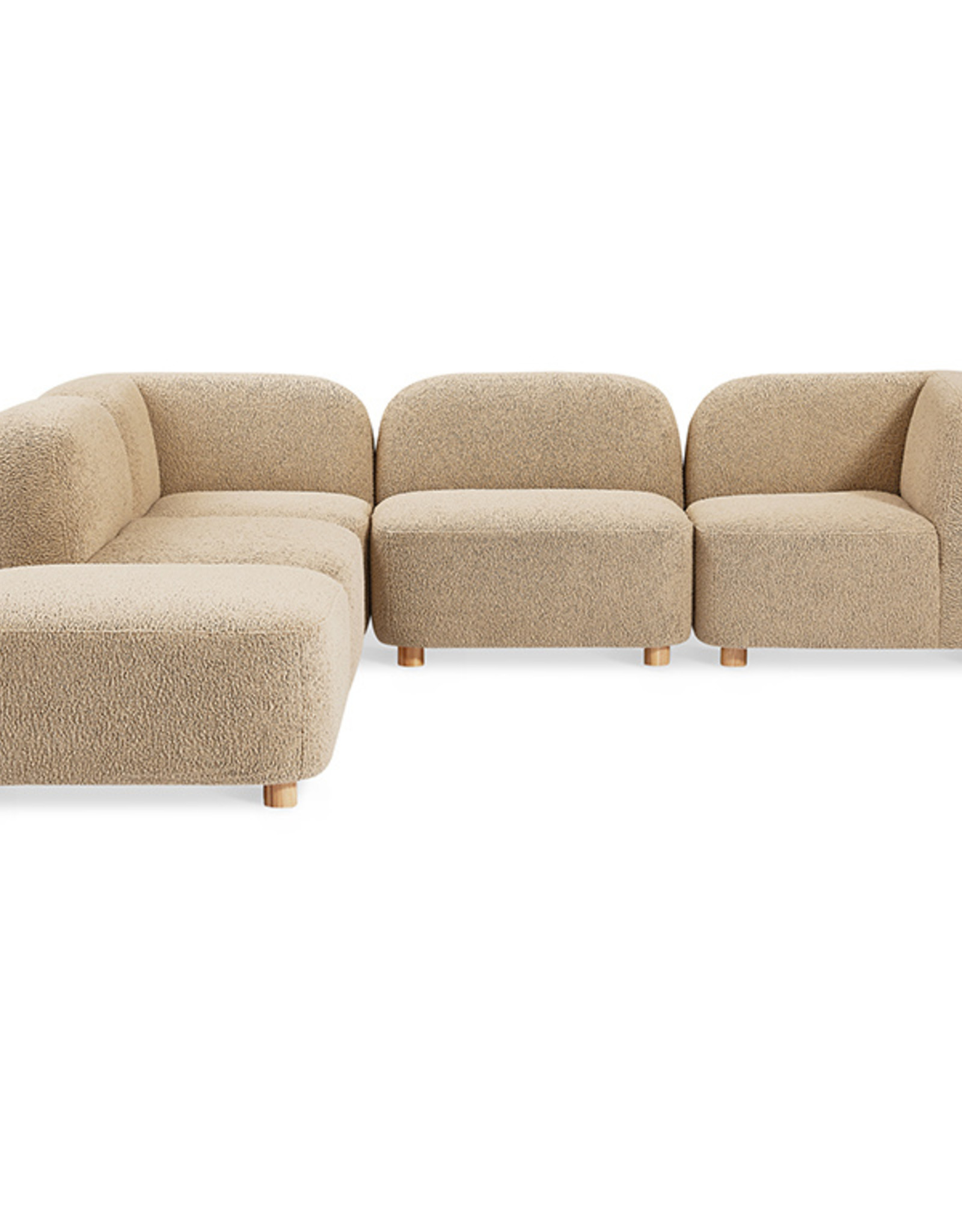 Gus* Modern Circuit Modular 5-Pc Sectional