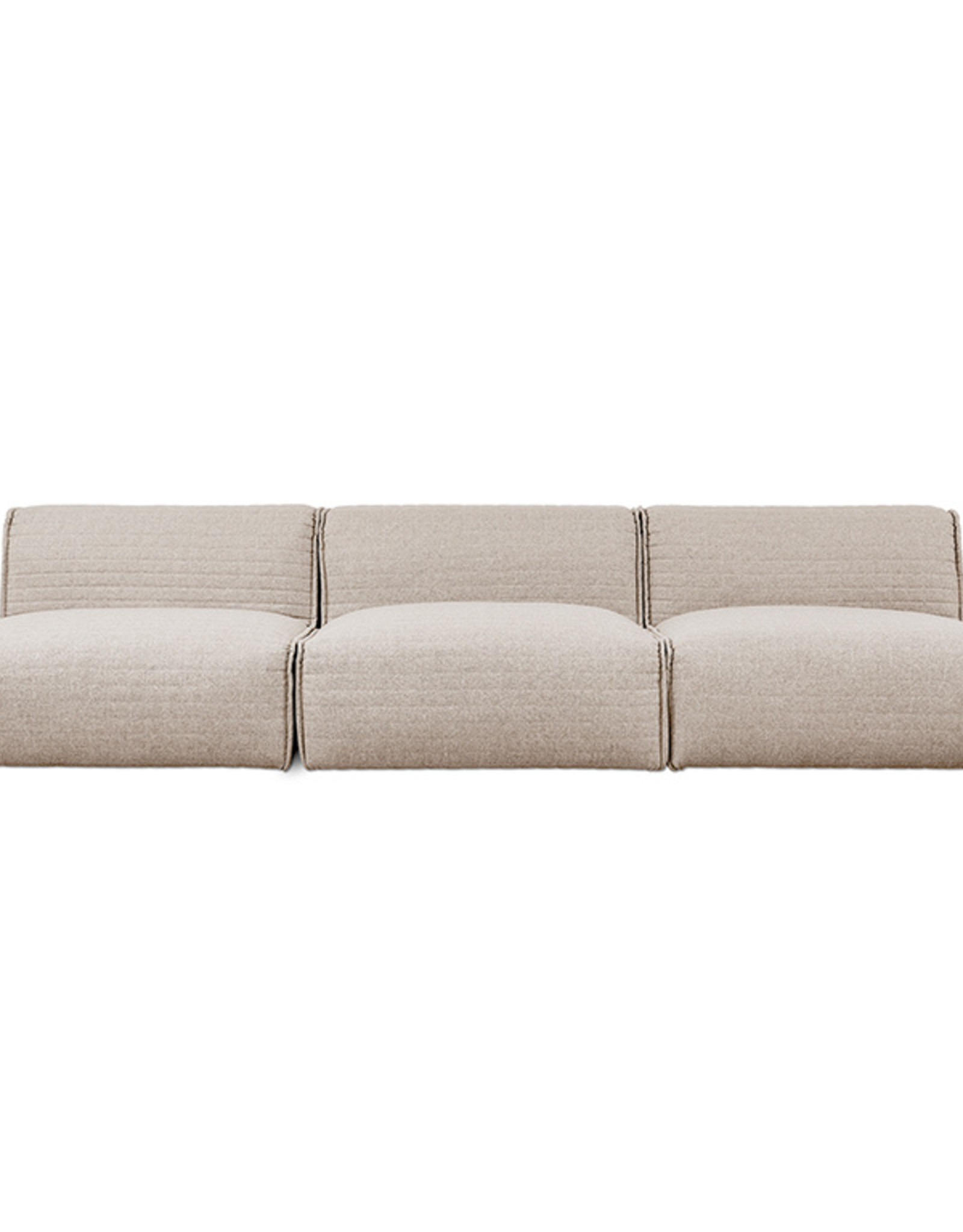 Gus* Modern Nexus 3-PC Armless Sofa