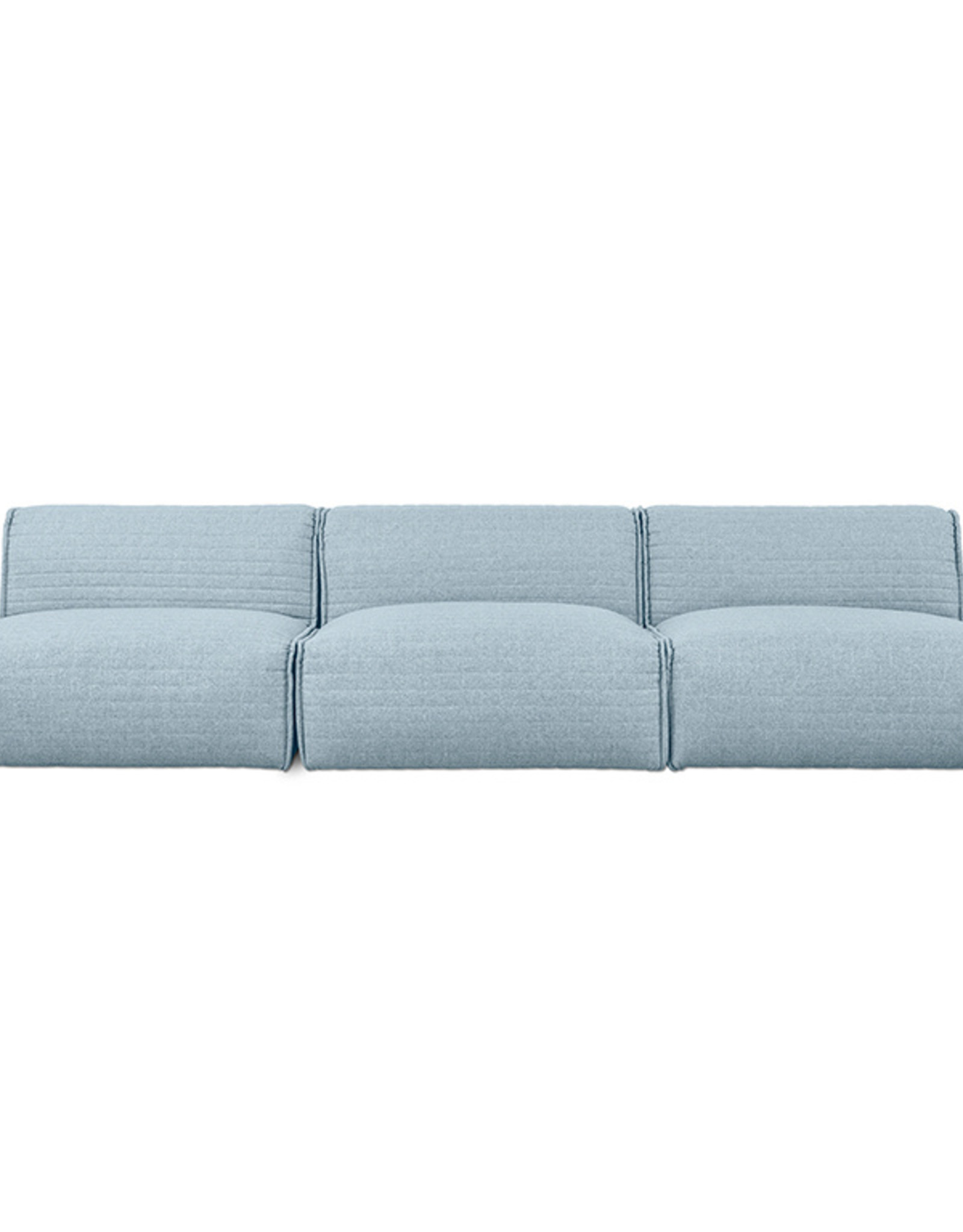 Gus* Modern Nexus 3-PC Armless Sofa