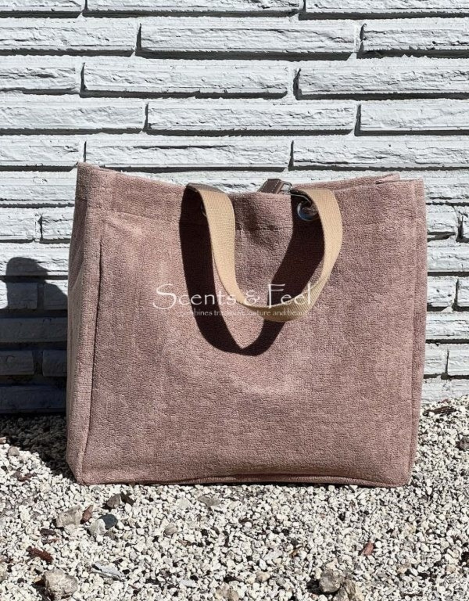 Canvas/Light Terry Tote