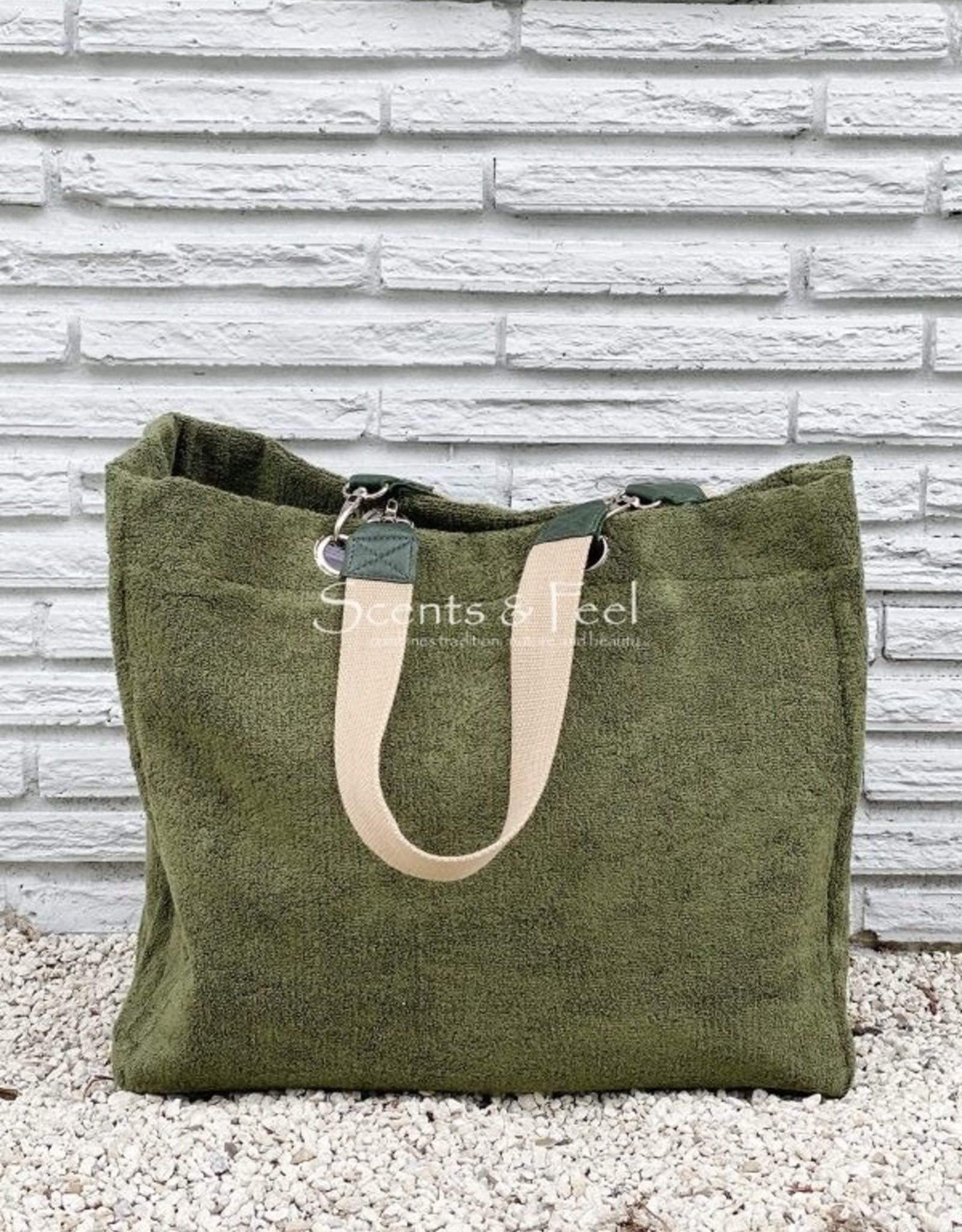 Canvas/Light Terry Tote