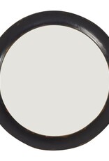 Large Sutton Mirror, Hand Rubbed Black