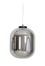 Light & Living Julia Pendant Reflective Gray Glass, Small