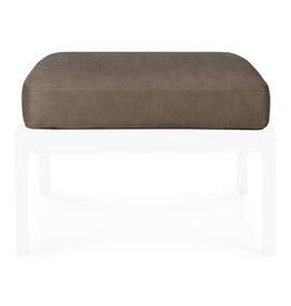 Jack Footstool Cushion - Terra Nubuck Leather