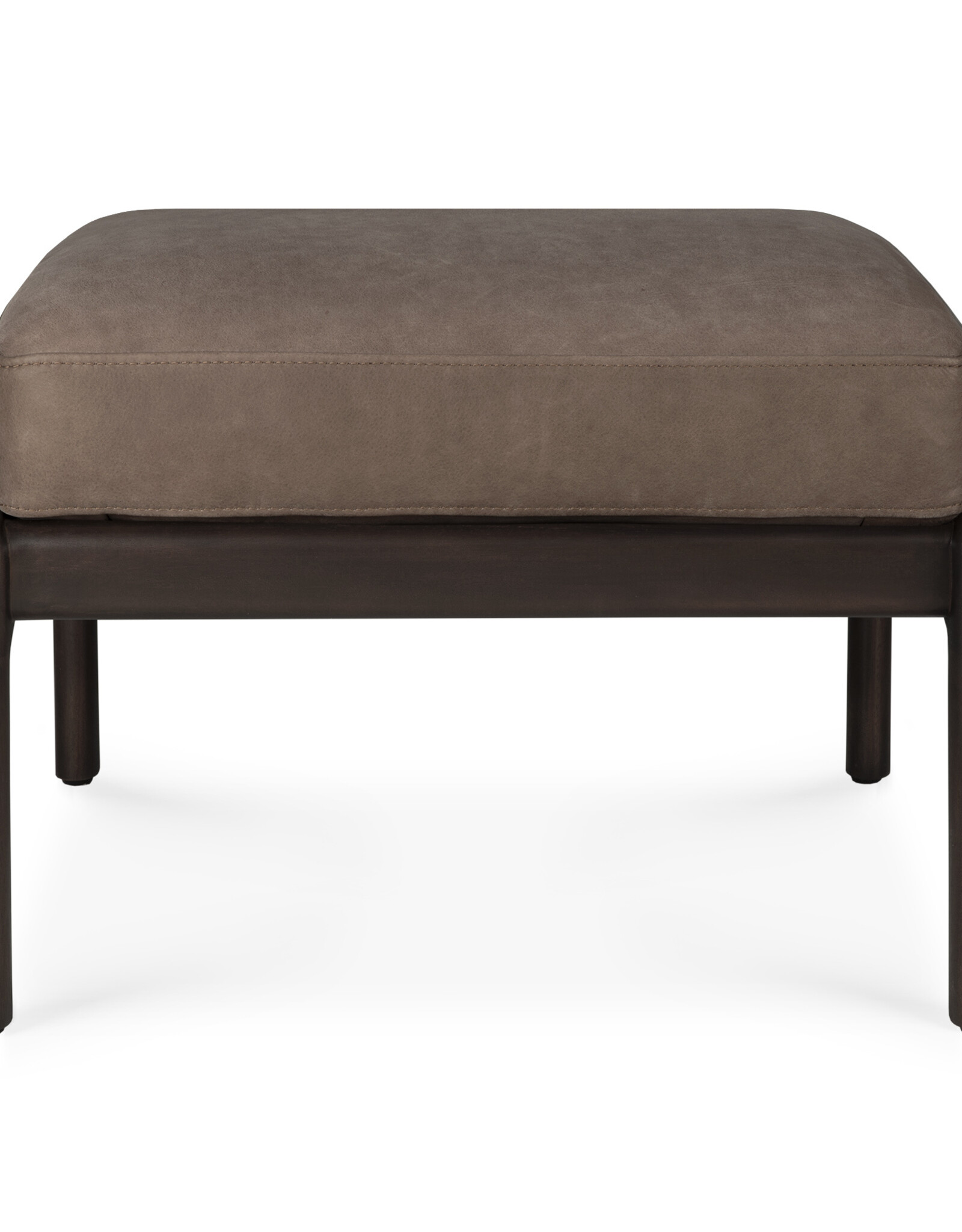 Jack Footstool Terra Nubuck Leather