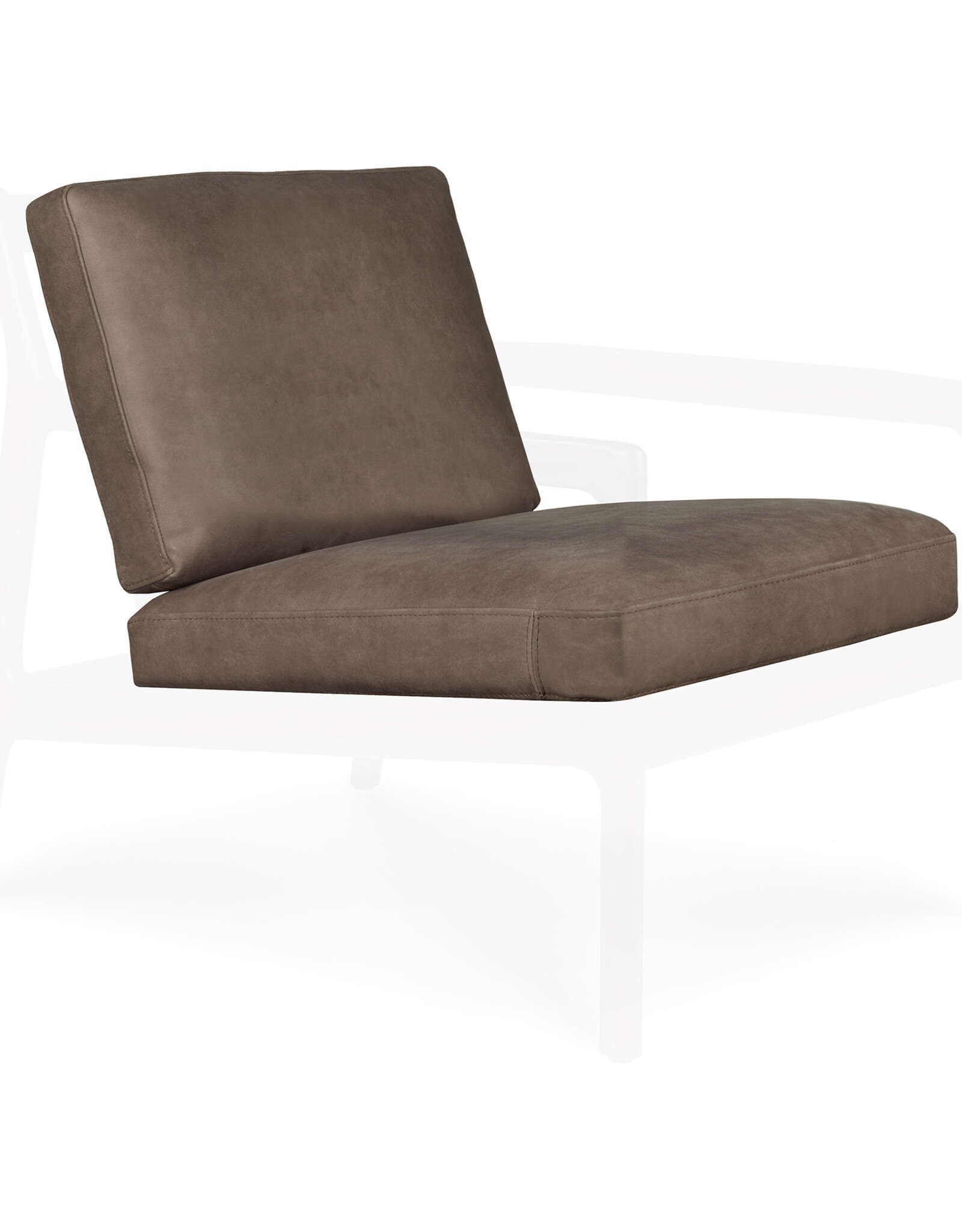 Jack Lounge Chair Cushion Set - Terra Nubuck Leather